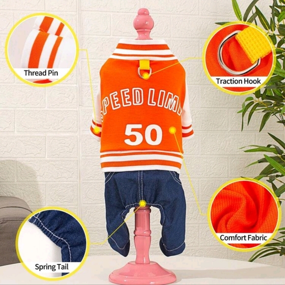 4 legs jumpsuit for pets - Picture 2 of 11